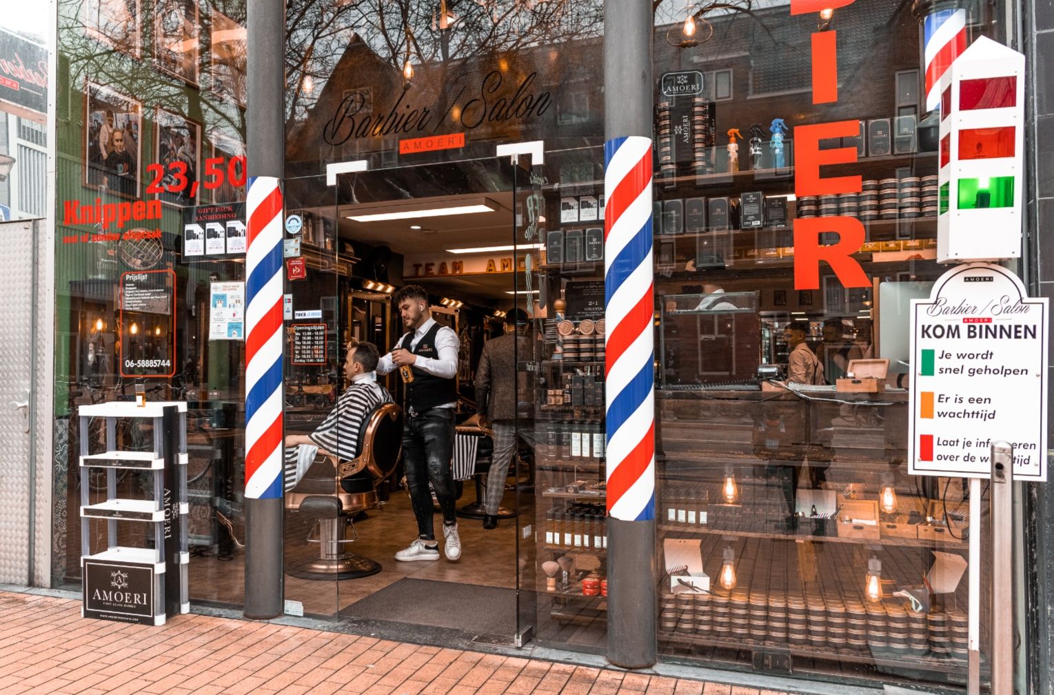 BARBIER/SALON AMOERI Groningen Barbershop Gedempte Zuiderdiep 34 BARBIER/SALON AMOERI Groningen